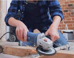 What is an angle grinder used for?